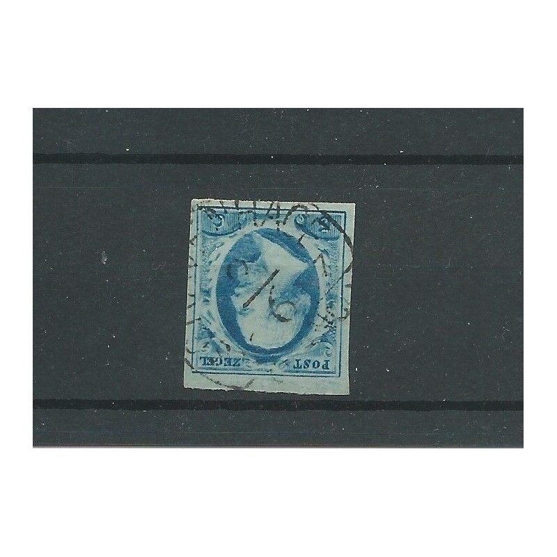 Nederland 1 "s'GRAVENHAGE-C 1857" Luxe  gebr  CV 85+ €
