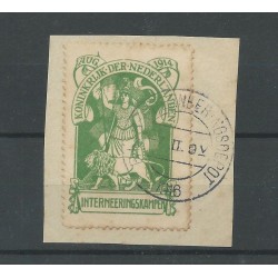 Netherlands  IN1 with "RIJS-INTERNERINGSDEPOT 7-II-2016"  VFU/used  CV 200 €
