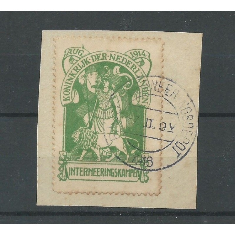 Netherlands  IN1 with "RIJS-INTERNERINGSDEPOT 7-II-2016"  VFU/used  CV 200 €