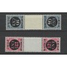 Nederland P67a/b, P68a/b KEERDRUKKEN PORT 1924  MNH/postfris CV  825 €