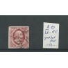 Netherlands  2 plt IV-88 with geribd papier VFU/used  CV  150+ €