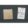 Netherlands  2 plt V-32 with geribd papier VFU/used  CV  150+ €