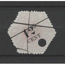 Netherlands TG4 Telegram 12,5ct  VFU/used  CV 200+ €  Extremely fine !!