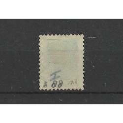 Netherlands 4 Willem III with red-stempeVFU/used  CV 20++ €  Extremely fine !!