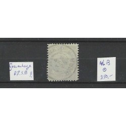 Nederland 46B Wilhelmina "GRAVENHAGE R.P.S.B. 1899" grootrond VFU/gebr  CV 250+ €