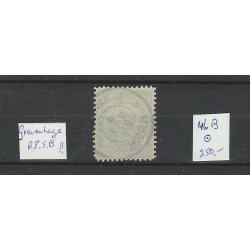Netherlands 46B Wilhelmina "GRAVENHAGE R.P.S.B. 1899" large round cancel VFU/used  CV 250+ €
