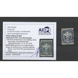 Netherlands  BK4 Brandkast  VFU/used CV -,- €  certificate Vleeming
