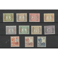 Dutch East Indies 149-159 BANDOENG-set  MH/unused CV 275 €  certificate Vleeming