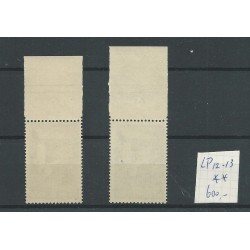 Netherlands LP12-13 Meeuwen Airmail MNH  CV  600 €