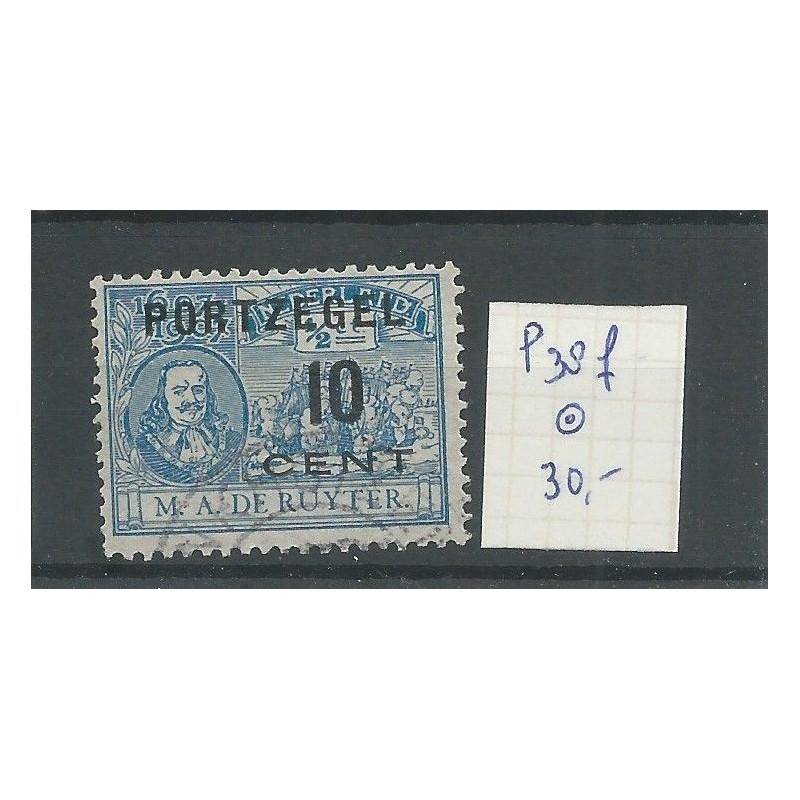 Nederland P38f  port  VFU/gebr  CV  30 €