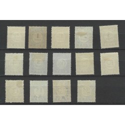 Netherlands P13-26 Postage due 1894 MH/unused  CV 290 €