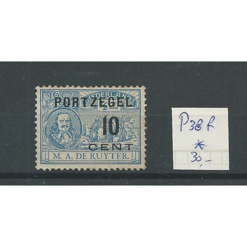 Netherlands P38f  postage due  MH/unused   CV  30 €
