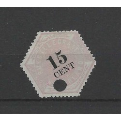 Netherlands TG5 Telegram 15 ct VFU/used CV 40 €