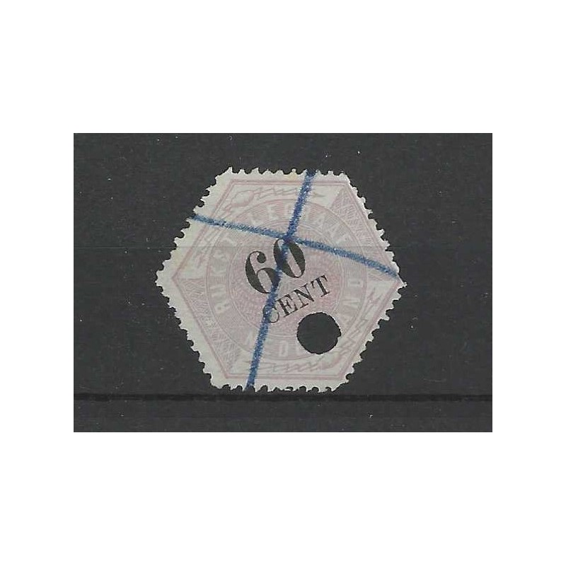 Netherlands TG10 Telegram 60ct VFU/used CV 50 €