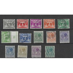 Netherlands R57-70 Corner syncopated perforation VFU/used  CV 83,50 €
