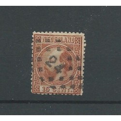 Netherlands  9 with numeral dot cancel 24 VFUgebr  CV 43 €