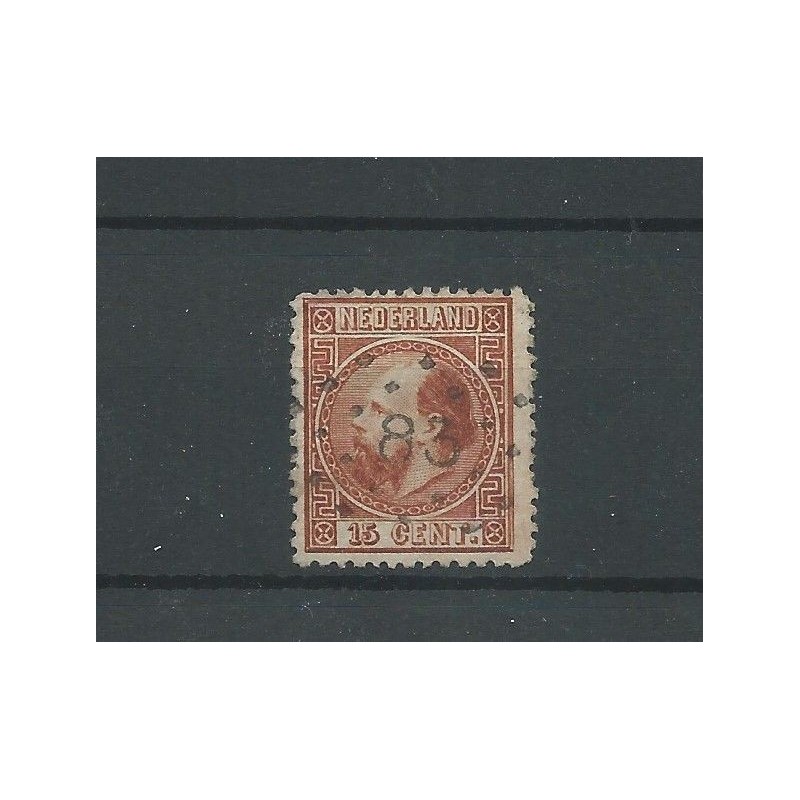 Netherlands  9 with numeral dot cancel 83  VFUgebr  CV 63 €
