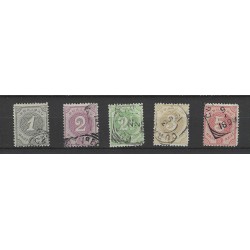 Curaçao 13-17 Numeral VFU/used CV 22,50 €