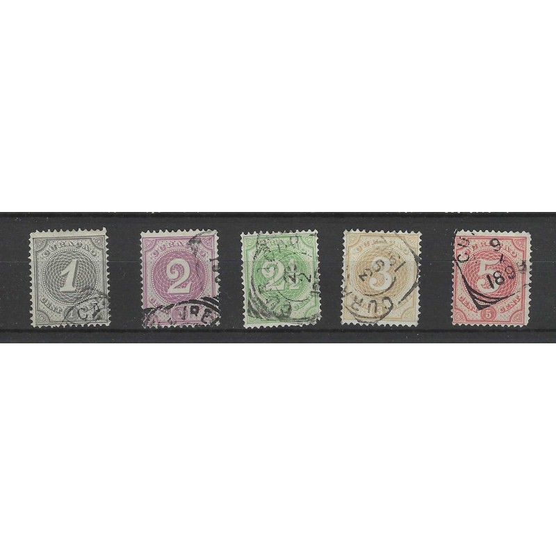 Curaçao 13-17 Numeral VFU/used CV 22,50 €