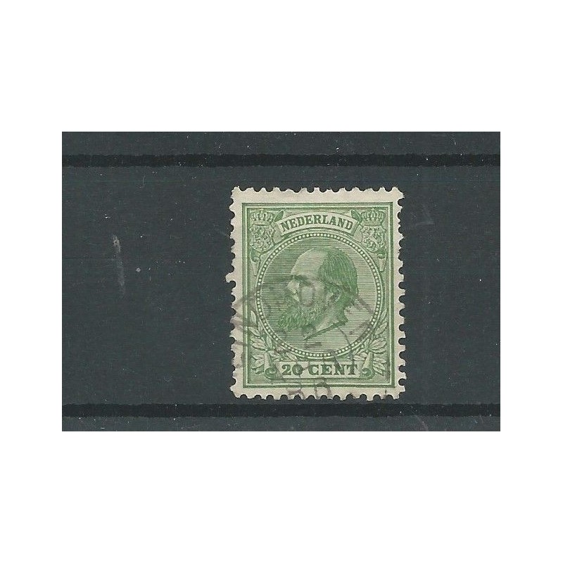 Nederland  24 met  "EINDHOVEN 1886" kleinrond   VFU/gebr  CV  8 €