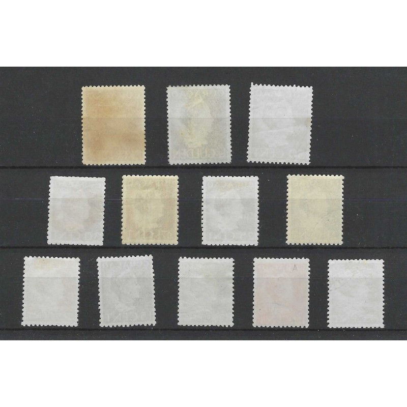 Curaçao 141-152 Wilhelmina VFU/used CV 62,5 €