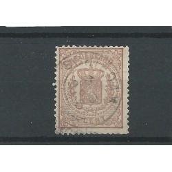 Nederland  13  "Schiedam 1876" franco-takje VFU/gebr  CV  18 €