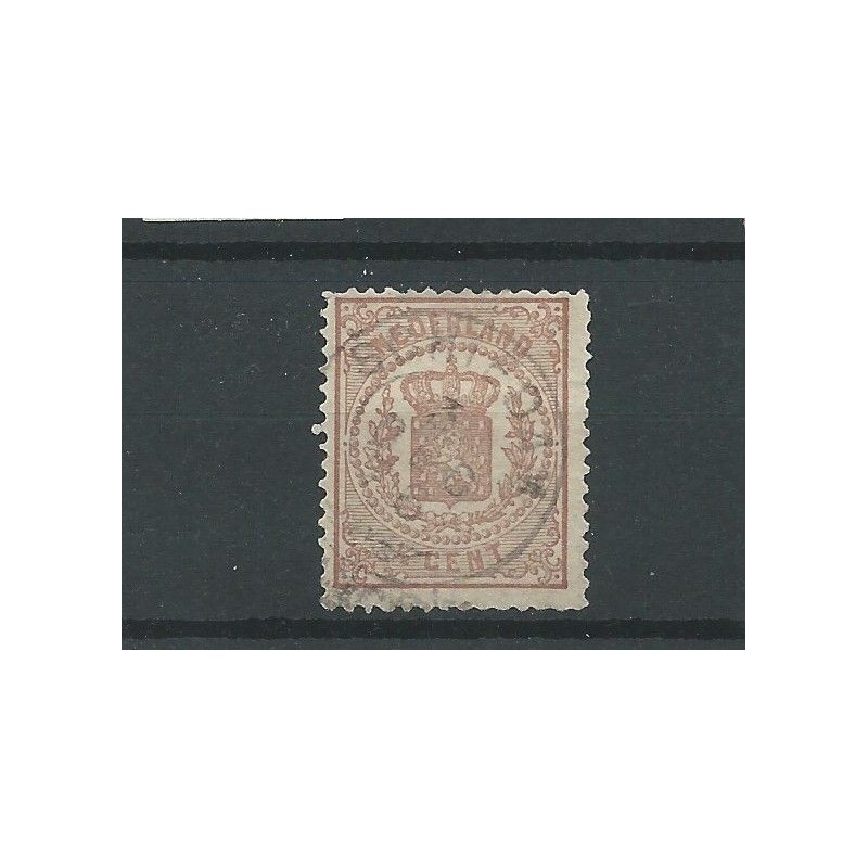 Netherlands  13  "Schiedam 1876" franco-takje VFU/used  CV  18 €