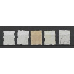 Curaçao 153-157 Numeral VFU/used CV 21,5 €