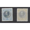 Curacao  1-12 Willem III 1873 set  MH/ongebr CV 837 €Pracht !!