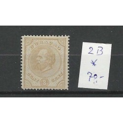 Curacao  2B Willem III 1873  MH/ongebr CV 70 €Pracht !!