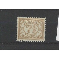 Curaçao  54C Numeral 7,5ct  11,5x11,5 MH/unused  CV 175 €Extremely fine !!