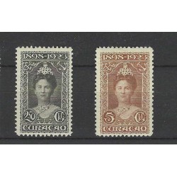 Curacao 75-81 Wilhelmina 1923  MNH/postfris  CV 725 € Certificaat !!