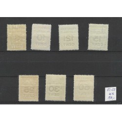 Curaçao 82-88 Brandkast overprint  MNH  CV 150 € !!Extremely fine !!