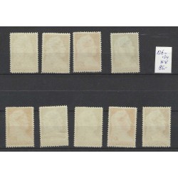 Curaçao 126-134  Wilhelmina  MNH CV 85 €
