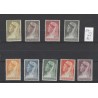 Curacao 126-134  Wilhelmina  MNH/postfris CV 85 €