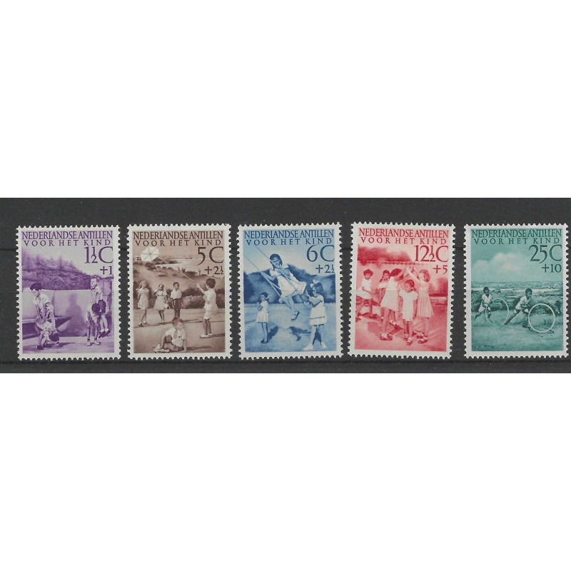 Curacao 234-238 Kind 1951 MNH/postfris  CV 60 €