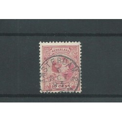 Netherlands 37 "AMSTERDAM-2 1893" small round cancel  VFU/used CV 5++ €