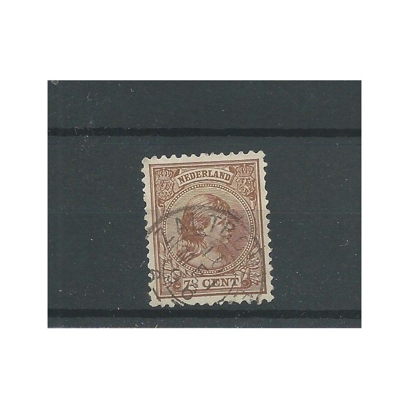 Netherlands 36 "ZALTBOMMEL 1896" small round cancel  VFU/used CV 11+€