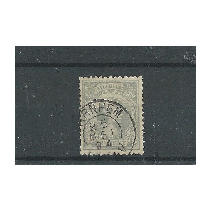 Nederland 38 "ARNHEM 1894" kleinrond  VFU/gebr CV 4+ €