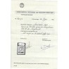 Suriname 40 Provisional issue MH/unused CV 170 €  Certificate !!