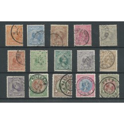 Netherlands 34-48 WIlhelmina Hangend Haar  VFU/used CV 978 €