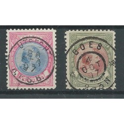 Netherlands 34-48 WIlhelmina Hangend Haar  VFU/used CV 978 €