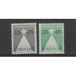 Suriname  LP29-30 Lepra luchtpost MNH/postfris  CV 20 €