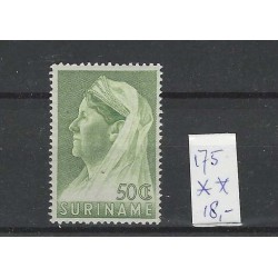 Suriname 175 Wilhelmina MNH/postfris CV 18  €