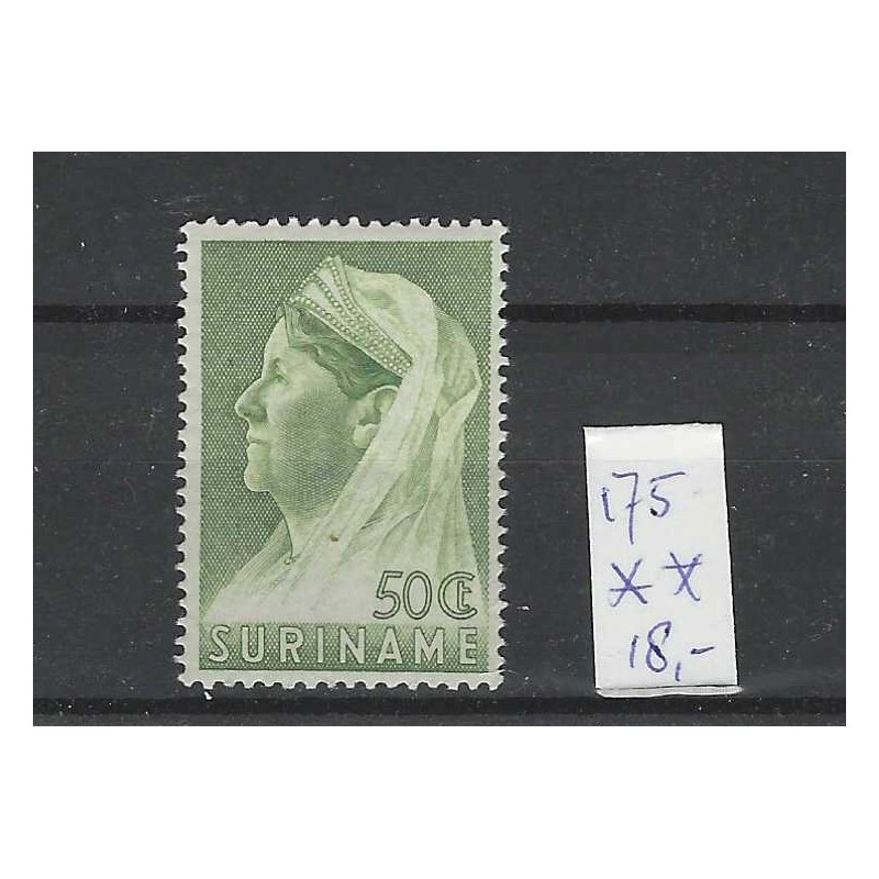 Suriname 175 Wilhelmina MNH/postfris CV 18  €