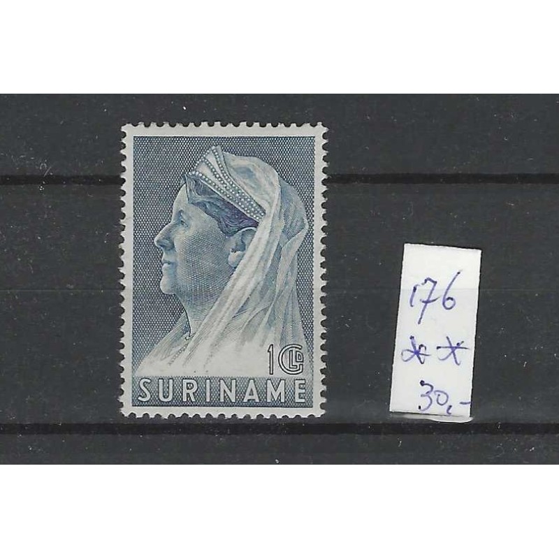 Suriname 176 Wilhelmina MNH CV 30  €