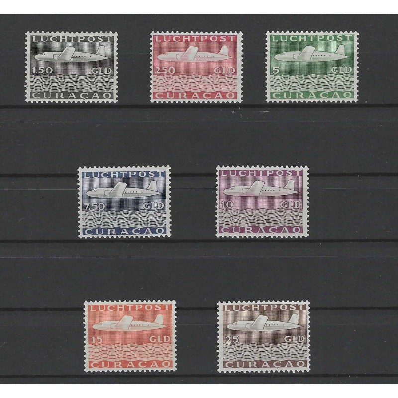 Curaçao LP82-88 Airmail Vliegtuig MNH CV 525 €