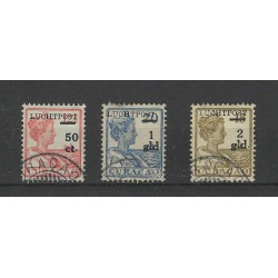 Curaçao LP1-3 Airmail  VFU/used CV 125 € EXTREMELY FINE !!