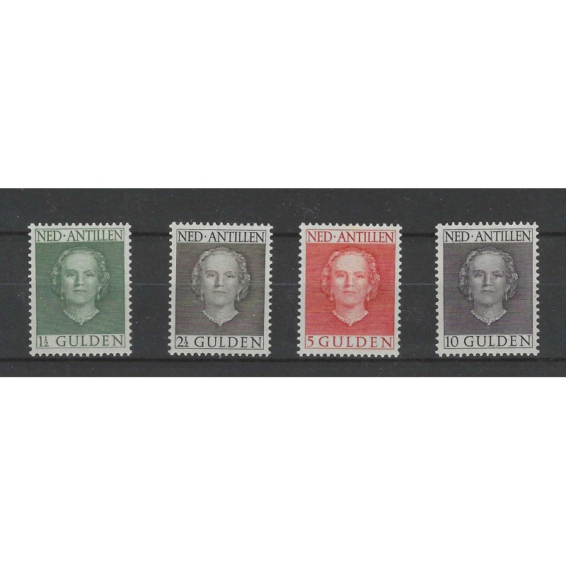 Curacao 230-233 Juliana Hartz  MNH/postfris CV 425 €