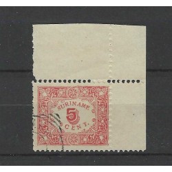 Suriname 59 Provisional issue "IMPERFORATE"??  VFU/used  CV ??  €